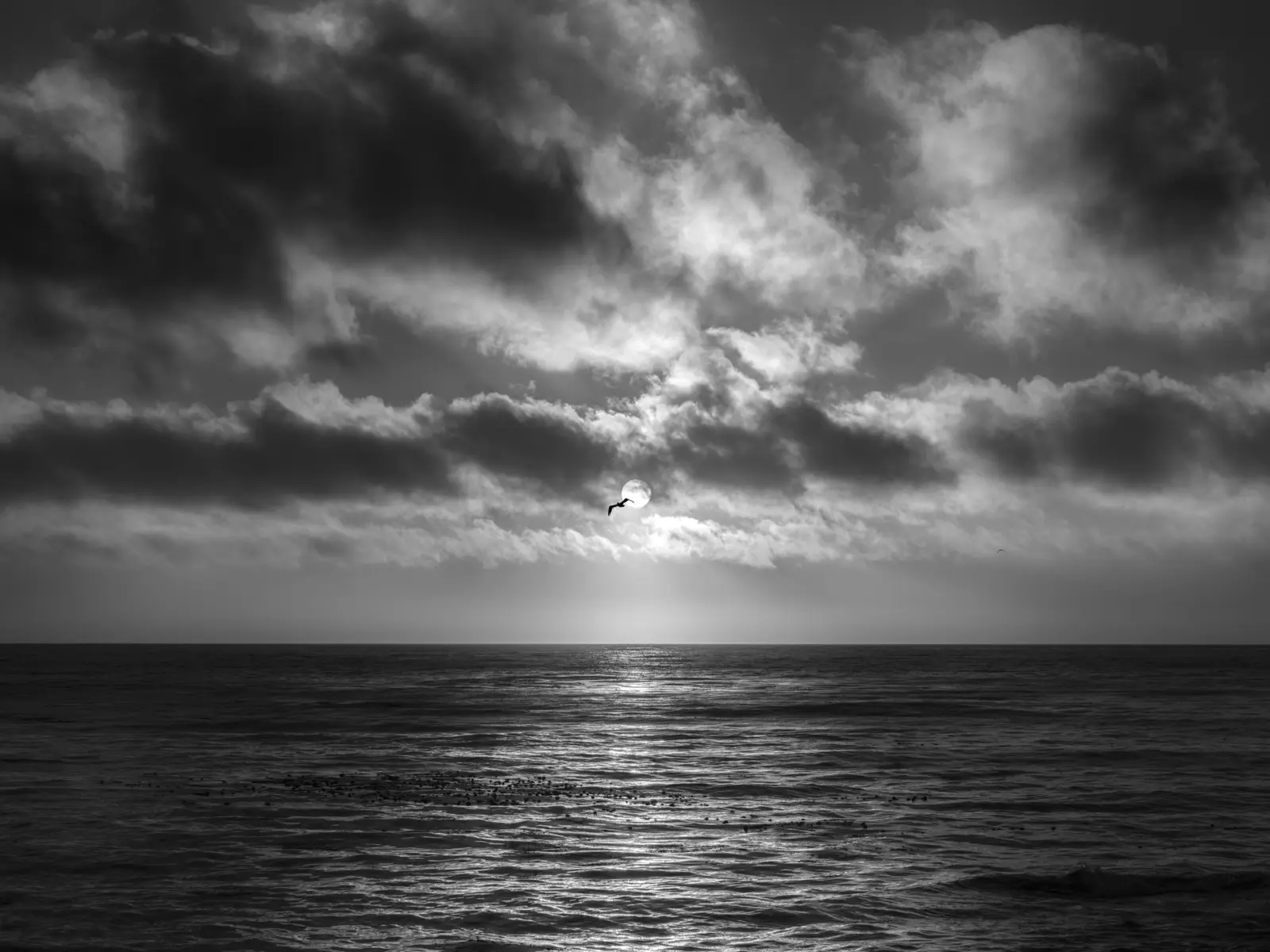 Blanco y Negro — black and white seascape fine art print by Manny Espinoza