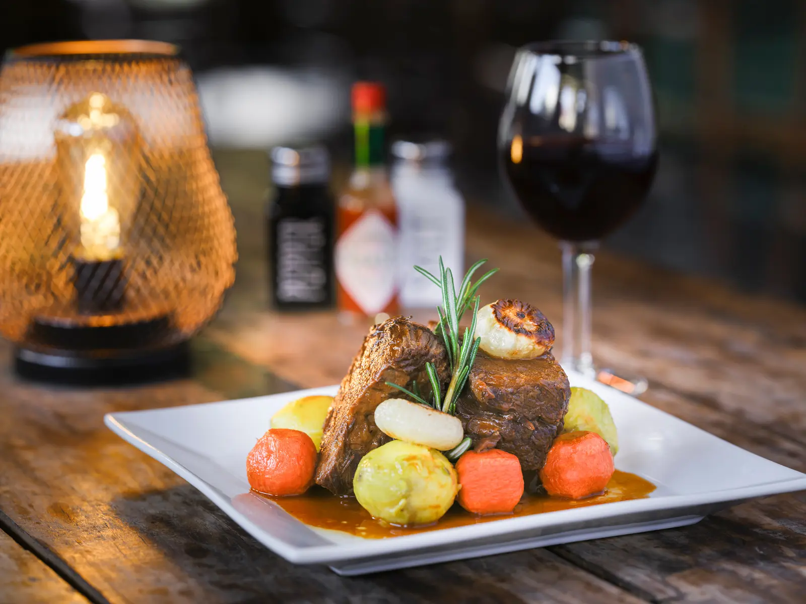 Braised short rib at O'Callaghan's Irish Pub, Carmel