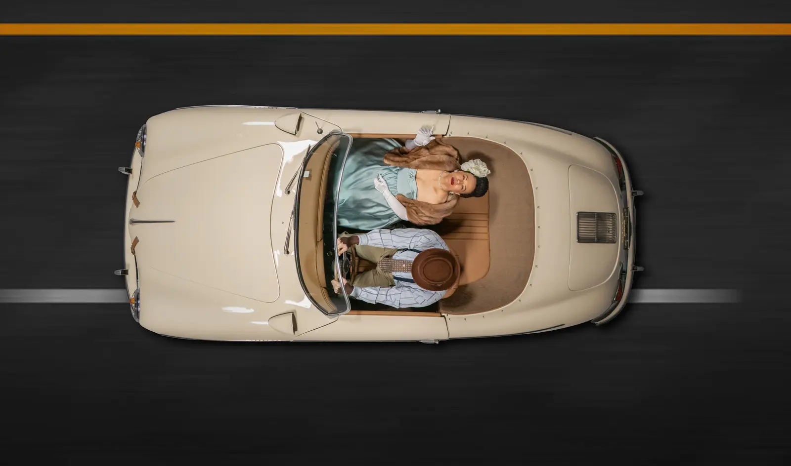 Theatrical editorial photograph for New Canon Theatre Co.'s Lady Day production, by Manny Espinoza