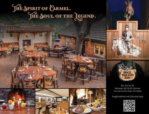 Hogs Breath Inn advertisement in 65º Magazine Fall 2026, designed by Manny Espinoza. Design and photography.