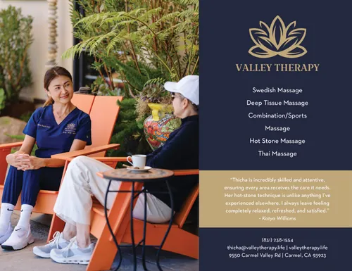 Valley Therapy advertisement in 65º Magazine Fall 2026, designed by Manny Espinoza. Design and photography.