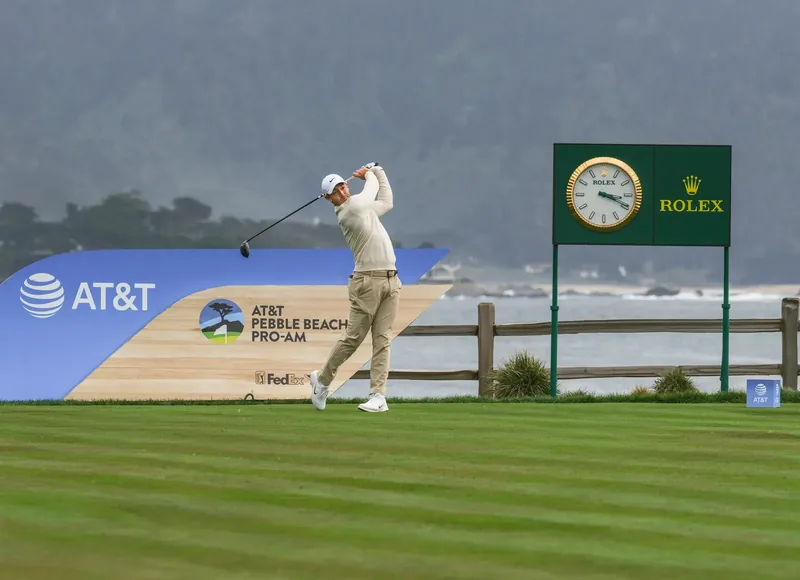 Rory McIlroy at the AT&T Pebble Beach Pro-Am, photographed by Manny Espinoza