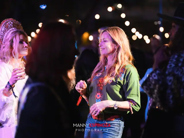 Guests dancing under string lights at Taste of Carmel 2026