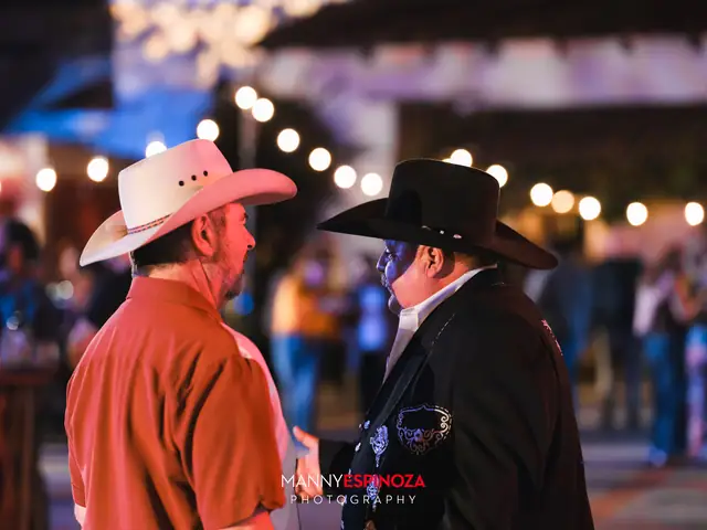 Two men in cowboy hats at Taste of Carmel 2026